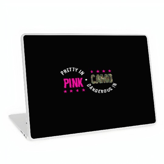 Hunting Laptop Skins, Pretty In Pink Dangerous In Camo