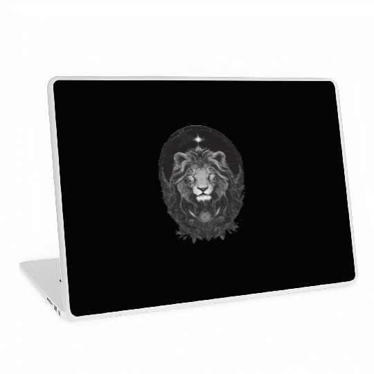 Leo Zodiac Sign Astrology - Cosmic Lion Laptop Skins