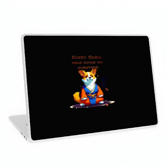 Every corgi was kung fu fighting Laptop Skins
