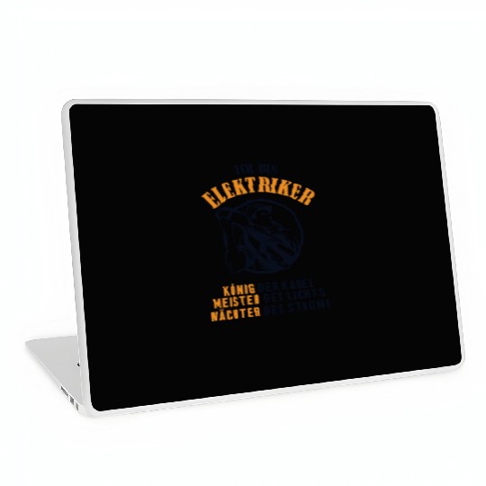 Ich bin Elektriker Wiremen Powerline Technician Laptop Skins