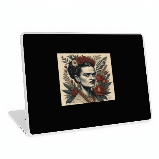 frida khalos Mug,Frida Khalo flower mug Laptop Skins