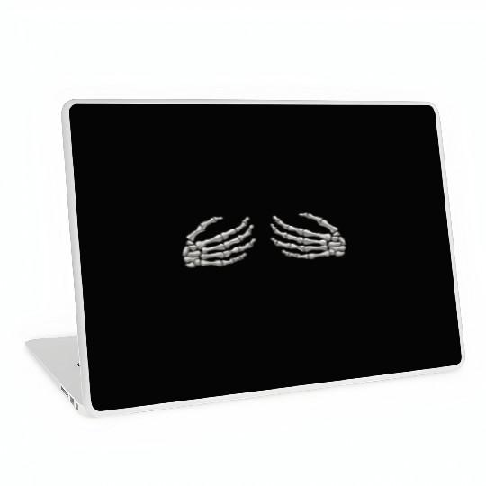 Halloween Skeleton Hands Laptop Skins
