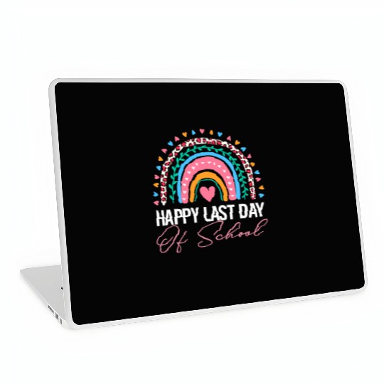 Happy Last Day Of School Teacher Student Summer Laptop Skins