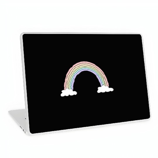 Pastel Rainbow Love Laptop Skins