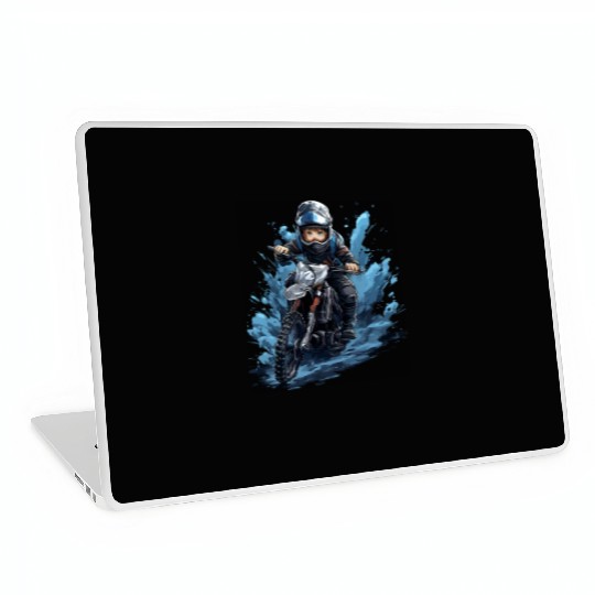 Dirt Bike Anime Ice Racing Motorcycle Ice Racer Laptop Skins