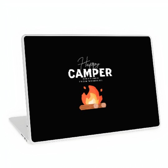Happy Camper Laptop Skins