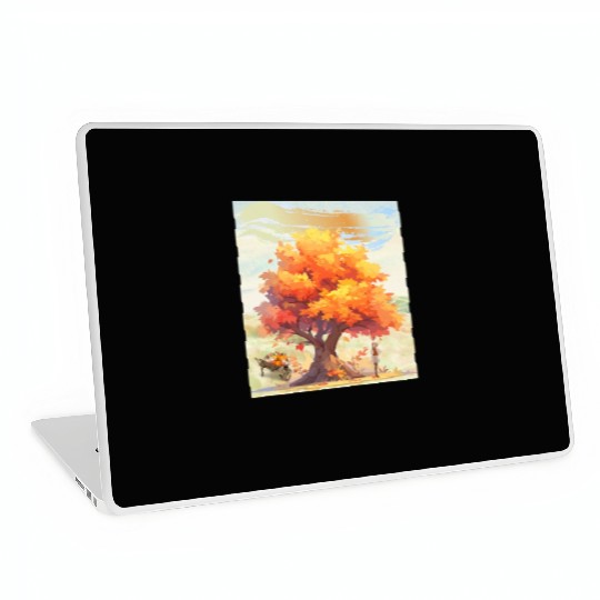 "Autumn Feels - Nature's Embrace" Laptop Skins