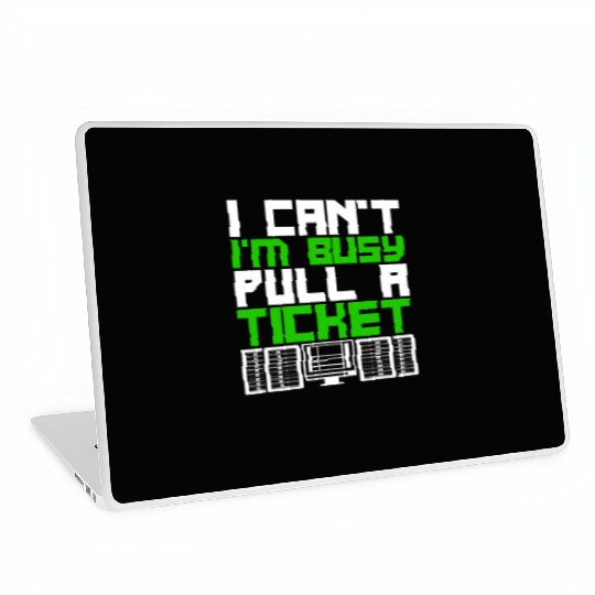 Network Admin Programmer Pull A Ticket Laptop Skins