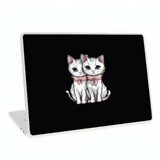 there are two kittens Laptop Skins
