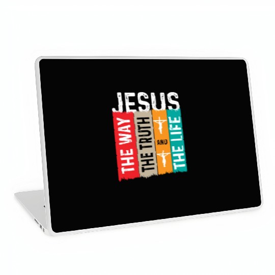 Jesus The Way The Truth The Life Christian Laptop Skins