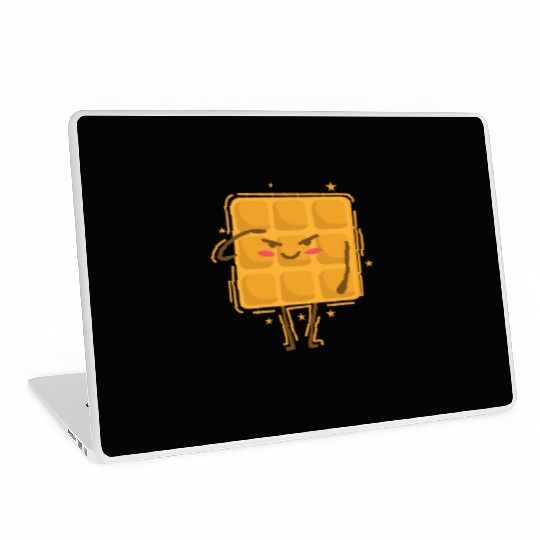 Waffle salutes Pastry Snack Laptop Skins