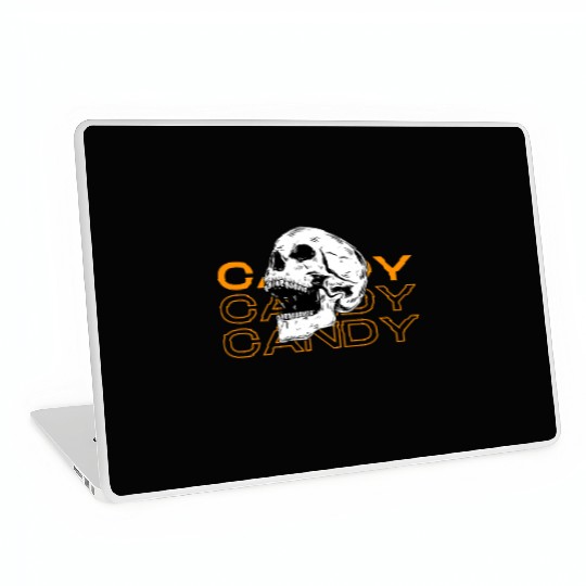 Candy Candy Candy Skull Laptop Skins