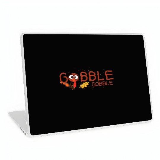Thanksgiving Gobble Laptop Skins Funny Turkey Graphic