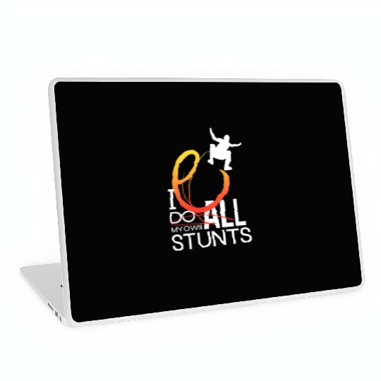 "I Do My Own Stunts" Daredevil Design Laptop Skins