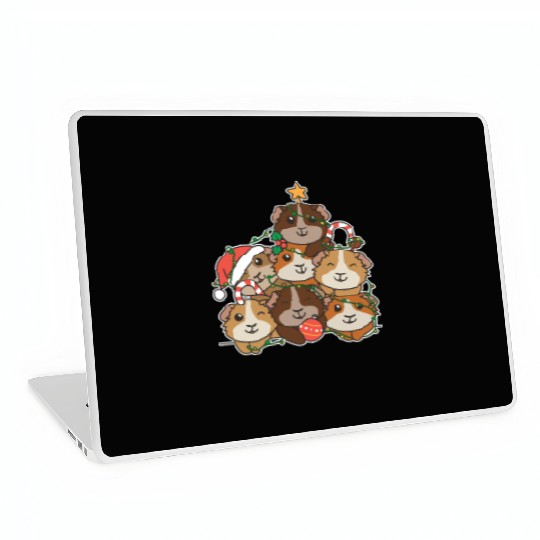 Guinea Pig Christmas Tree Funny Animal Laptop Skins
