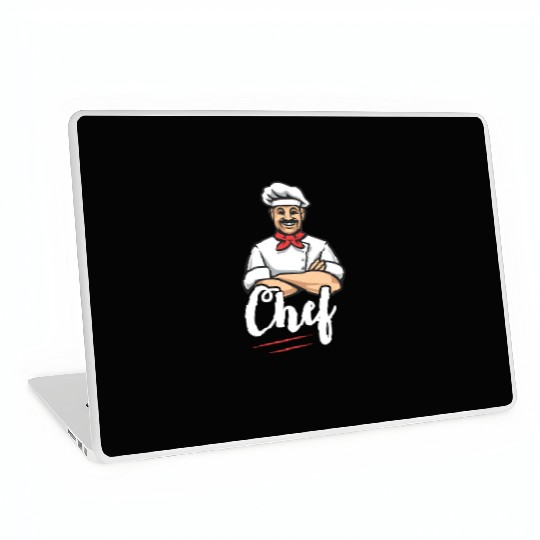 Funny Restaurant Chef Laptop Skins