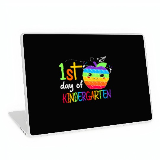 First Day Of Kindergarten Teacher Boys Girls Back Laptop Skins