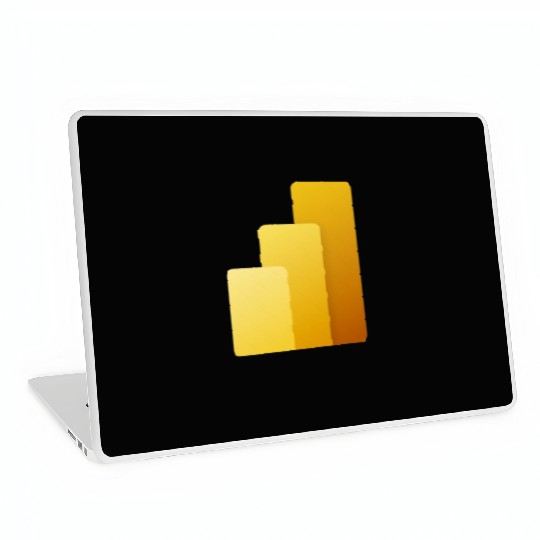 Power BI Logo, business intelligence software Laptop Skins