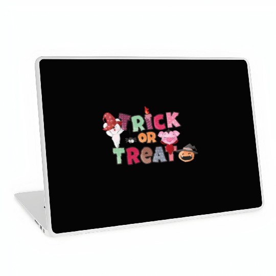 Trick Or Treat Halloween Costume For Kids Laptop Skins