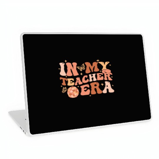 In My Teacher Era Teaching Back To School Groovy Laptop Skins