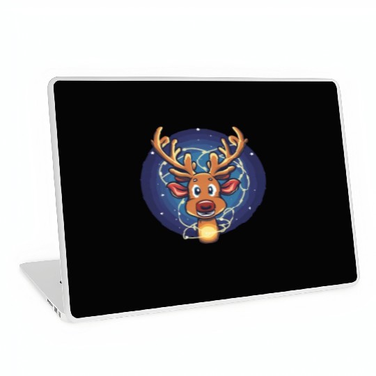 Christmas Deer - Spread Holiday Cheer! Laptop Skins