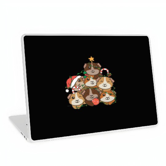 Guinea Pig Christmas Tree Funny Animal Laptop Skins