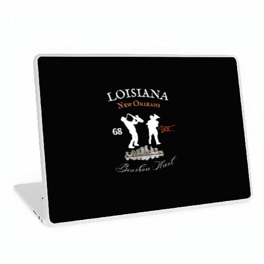 Louisiana New Orleans Bourbon street Laptop Skins