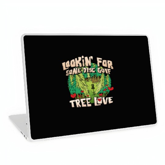 Looking For Some Disc Golf Tree Love For Men Women Laptop Skins