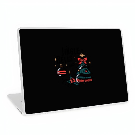 Jingle Bells and Holiday Smells Laptop Skins