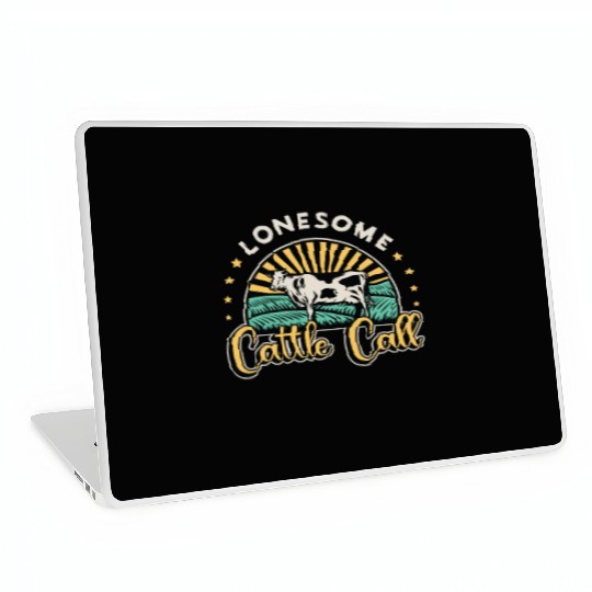 Cattle Farming Lonesome Cattle Call Farm Animals Laptop Skins