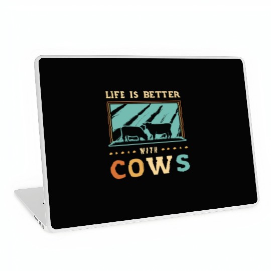 Cattle Farming Life Is Better With Cows Livestock Laptop Skins