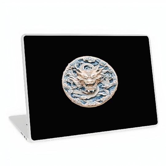 Folklore Dragon Mandala Art Laptop Skins
