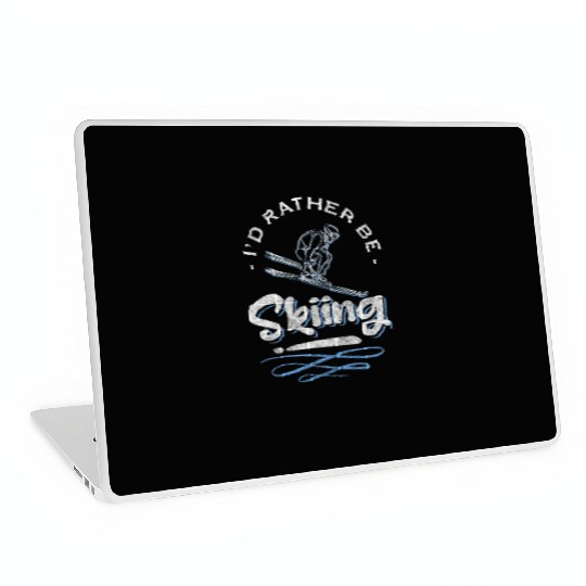 Skiing Slopes Winter Vacation Ski Vacation Laptop Skins