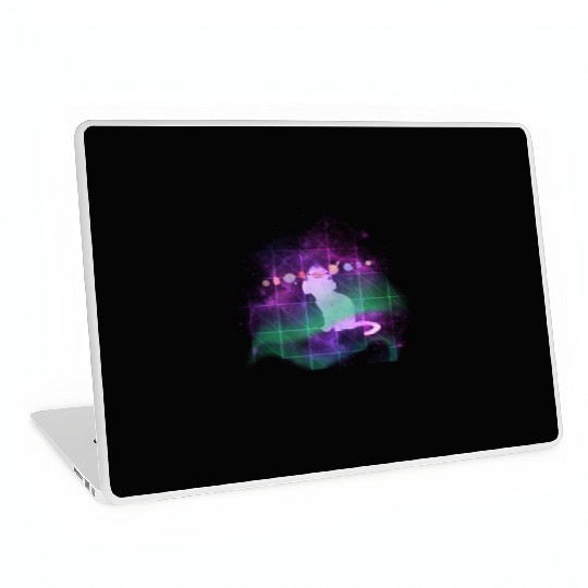Music Space Cat Laptop Skins