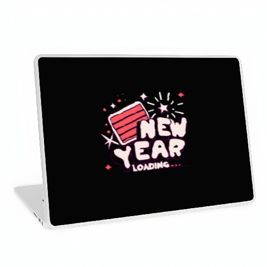 NYE New Year Loading Cheers To Festive New Year's Laptop Skins