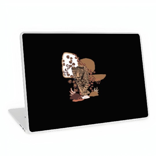 Funny Leopard Cheetah Animal Laptop Skins