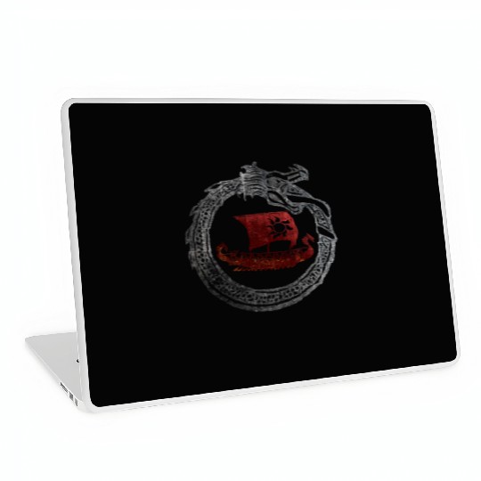 Jormungandr Vikings Dragon Ship Thor Mjolnir Laptop Skins