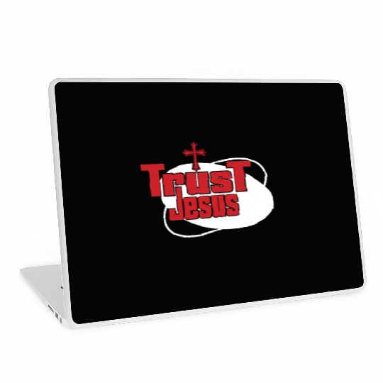 Trust Jesus Love Jesus Christian Christmas Laptop Skins