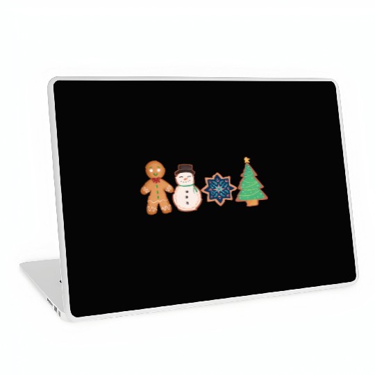 Christmas Gingerbread Cookie Laptop Skins
