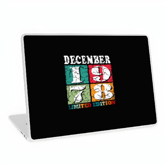 December 1978 Anniversary December 1978 December Laptop Skins