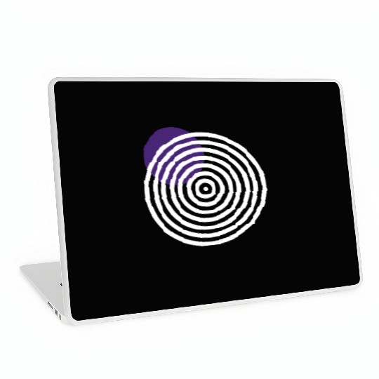 homelon purple dot invert Laptop Skins