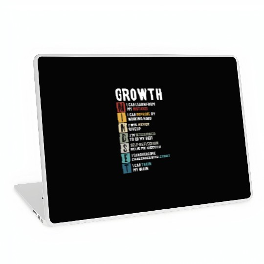 growth mindset Laptop Skins