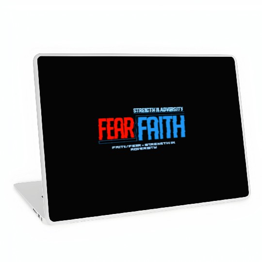 Faith Over Fear Laptop Skins