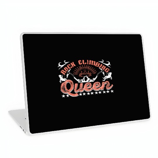 Rock Climbing Queen Laptop Skins