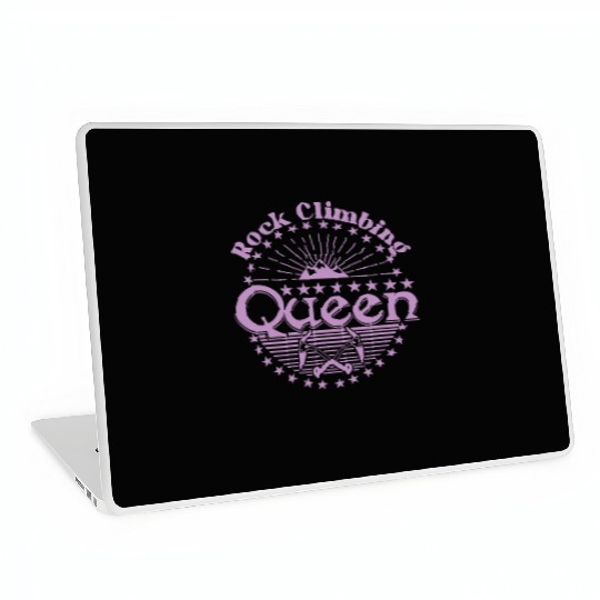 Rock Climbing Queen Laptop Skins