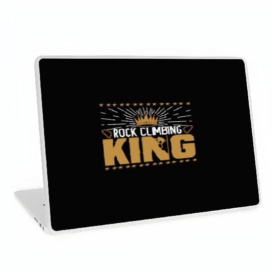 Rock Climbing King Laptop Skins