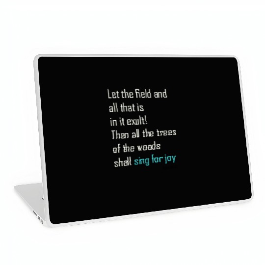 Creation Sings For Joy Laptop Skins