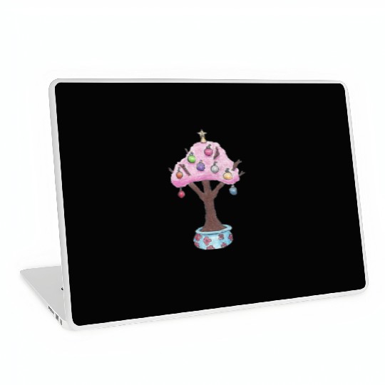 Christmas Cherry Tree Japanese Laptop Skins