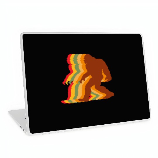 Retro Bigfoot Laptop Skins
