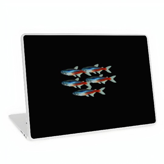 Neon Tetra Fish Bright Color Freshwater Sea Life Laptop Skins